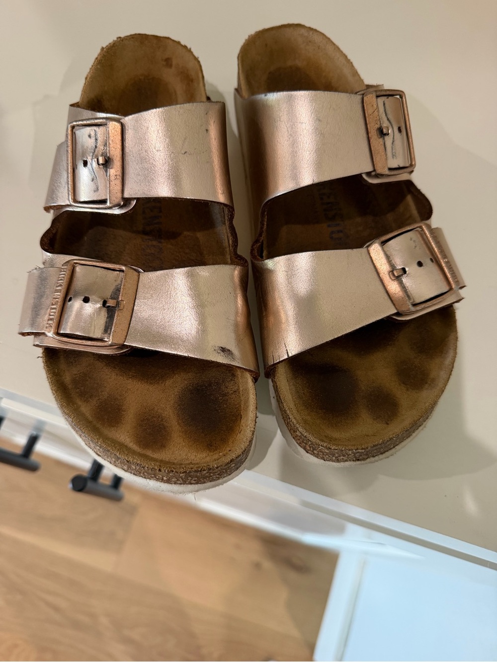 Rose Gold Birkenstock size 6